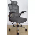 Fauteuil de bureau ergonomique en maille Acekool avec appui-tête et support lombaire réglables, chaise de bureau pivotante à dossier haut pour la maison ou le bureau