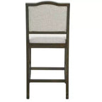 Lot de 2 tabourets de bar à hauteur de comptoir au design rustique avec support ergonomique