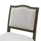 Lot de 2 tabourets de bar à hauteur de comptoir au design rustique avec support ergonomique
