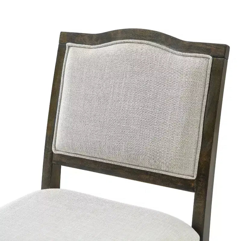Lot de 2 tabourets de bar à hauteur de comptoir au design rustique avec support ergonomique