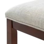 Lot de 2 tabourets de bar à hauteur de comptoir au design rustique avec support ergonomique