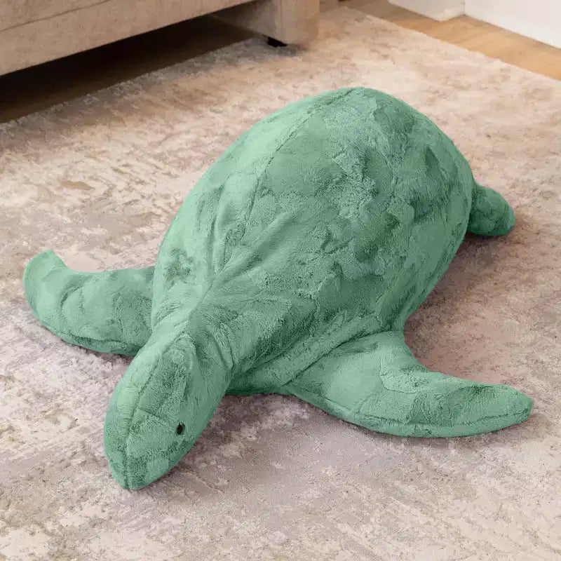 Raven-Symon Shelly la tortue peluche et pouf grand modèle pour enfants Sea Buddy