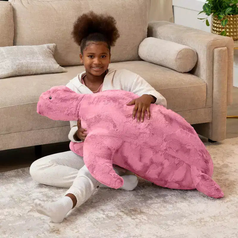 Raven-Symon Shelly la tortue peluche et pouf grand modèle pour enfants Sea Buddy