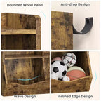 Meuble de rangement pour jouets, lot de 2 étagères à livres pour enfants en bois à 7 casiers avec 3 tiroirs, meuble à jouets à 3 niveaux