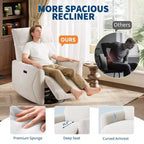Fauteuil inclinable, pivotant et à bascule, canapé simple en tissu rembourré, fauteuil simple ergonomique à dossier haut, pour salon, chambre à coucher