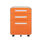 Classeur de bureau à 3 tiroirs pour le bureau à domicile, classeur mobile sous le bureau avec serrure pour format A4/Lettre/Légal, classeur roulant anti-basculement à 5 roulettes