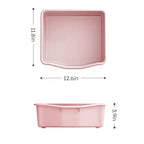 Meuble de Rangement pour Jouets Enfant avec 6 Bacs, Ensemble de Meubles de Crèche Multifonctionnels avec Étagères en PEHD, pour Salle de Jeux, Chambre à Coucher, Salon (Rose)