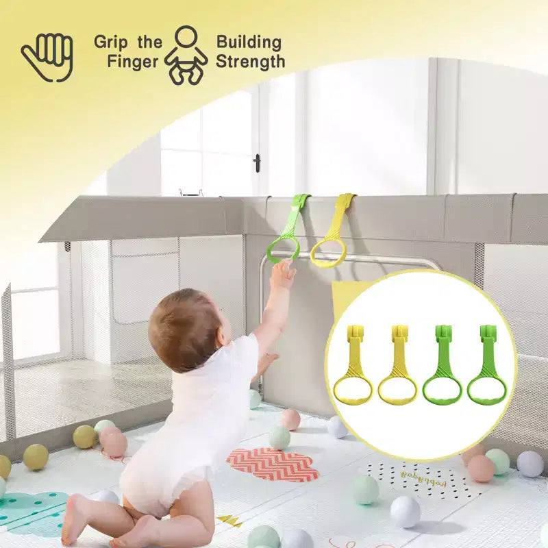 Fodoss Parc Bébé 150x180cm avec Tapis, Centre d'Activités et Barrière de Sécurité pour Bébés et Tout-Petits, Utilisation Intérieure et Extérieure