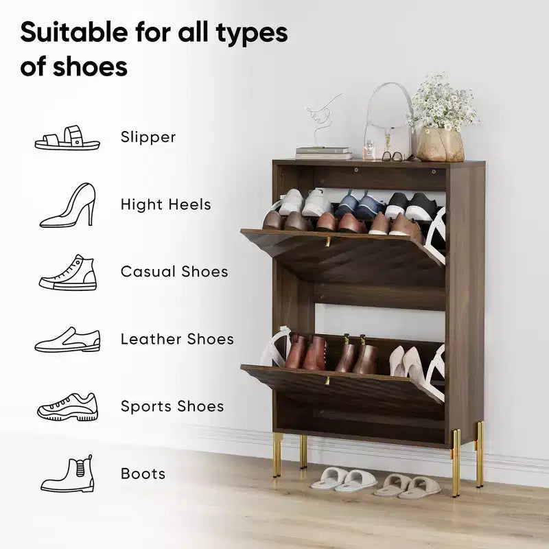 Meuble à chaussures étroit Homy Casa pour entrée