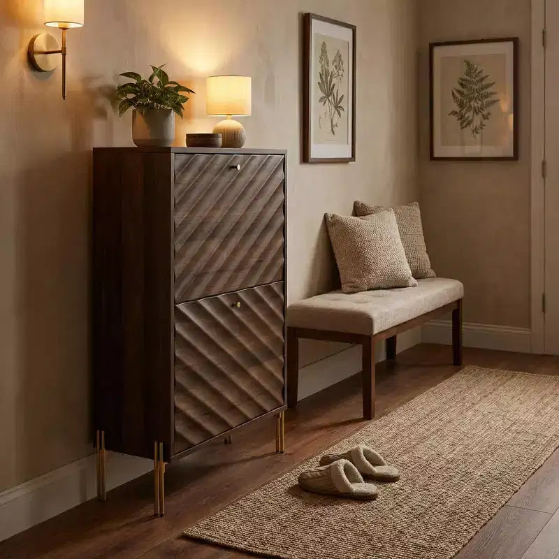 Meuble à chaussures étroit Homy Casa pour entrée