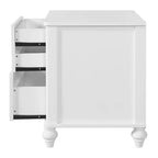 Christopher Knight Home Fabien Tables de chevet modernes en bois à 2 tiroirs (Lot de 2)