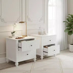 Christopher Knight Home Fabien Tables de chevet modernes en bois à 2 tiroirs (Lot de 2)