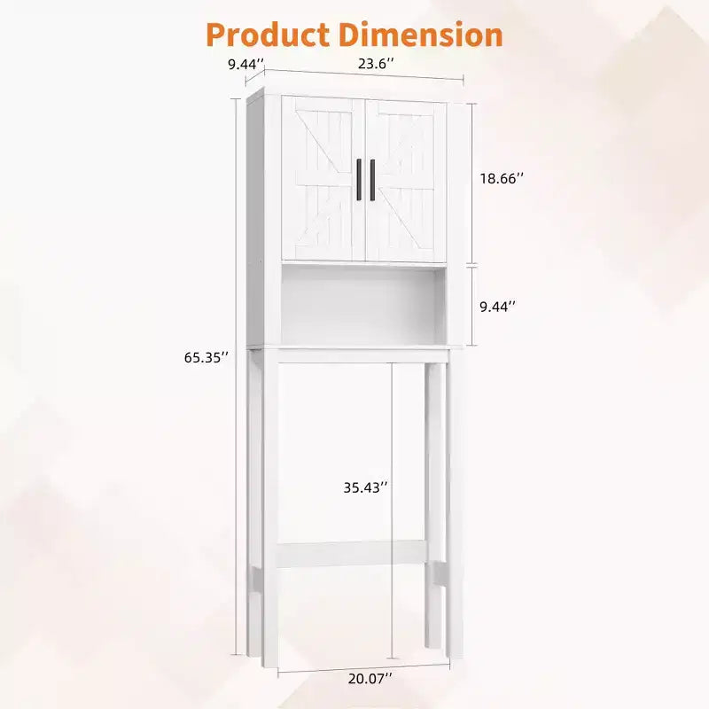 Organisateur de Salle de Bain Moderne Sur Toilette avec Étagères Réglables et Dispositif Anti-Basculement, Étagère de Rangement pour Toilettes Autoportante