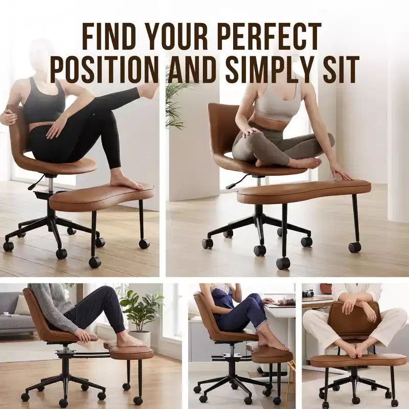Chaise ergonomique à genoux, avec roulettes et support lombaire, chaise de méditation yoga réglable en hauteur, pour la maison