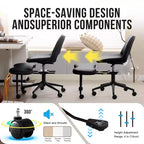 Chaise ergonomique à genoux, avec roulettes et support lombaire, chaise de méditation yoga réglable en hauteur, pour la maison