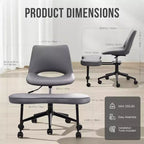 Chaise ergonomique à genoux, avec roulettes et support lombaire, chaise de méditation yoga réglable en hauteur, pour la maison