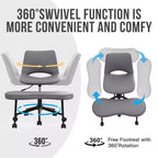 Chaise ergonomique à genoux, avec roulettes et support lombaire, chaise de méditation yoga réglable en hauteur, pour la maison