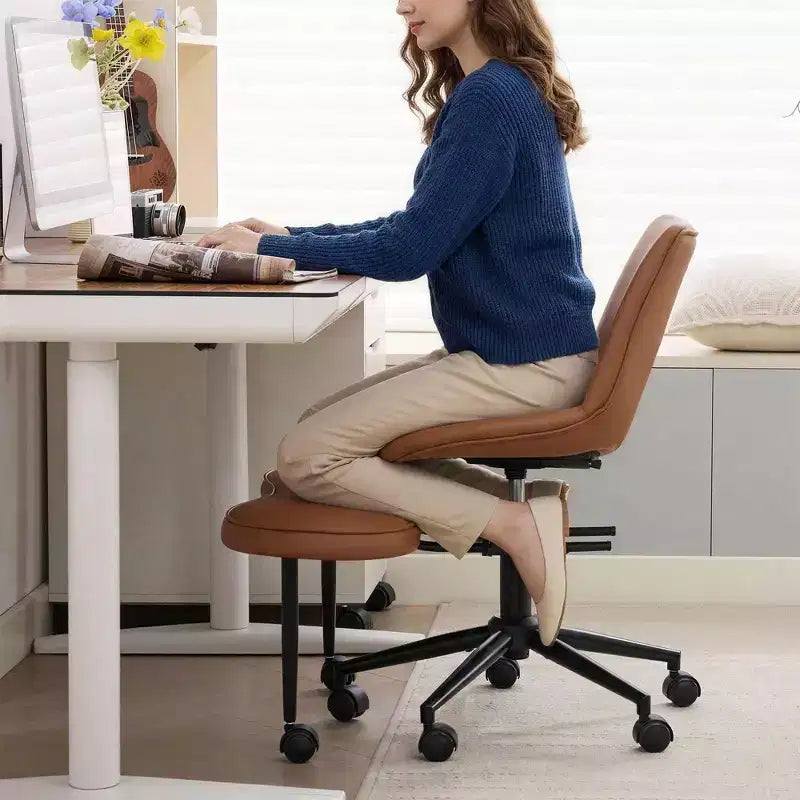 Chaise ergonomique à genoux, avec roulettes et support lombaire, chaise de méditation yoga réglable en hauteur, pour la maison