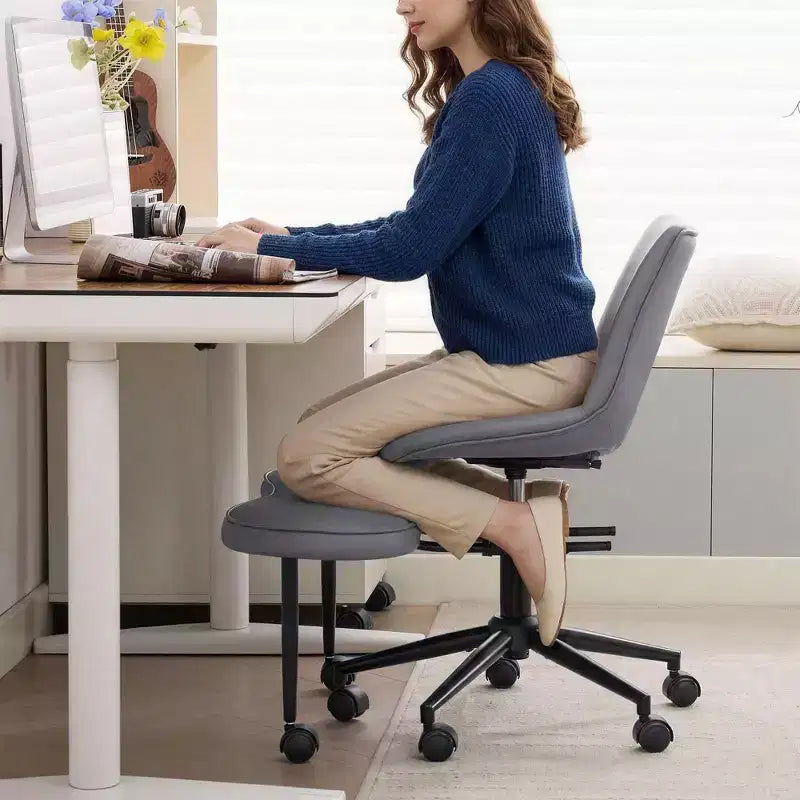 Chaise ergonomique à genoux, avec roulettes et support lombaire, chaise de méditation yoga réglable en hauteur, pour la maison