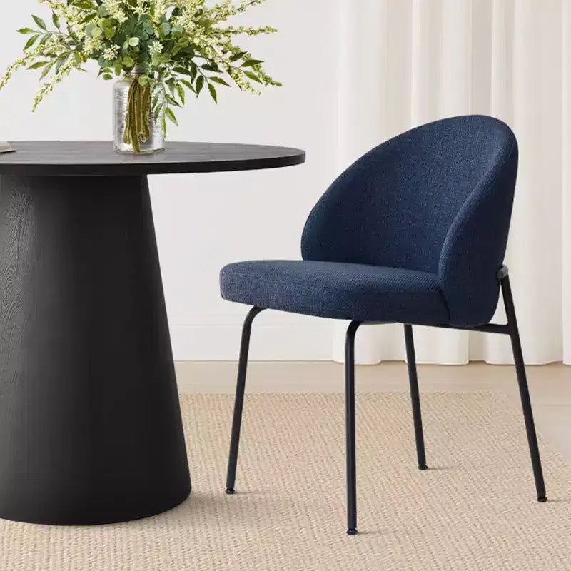 Ensemble table à manger ronde 5 pièces, table à trépied 35 et chaises d'appoint rembourrées pour cuisine ou petite salle à manger-Panipeachy