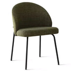 Ensemble table à manger ronde 5 pièces, table à trépied 35 et chaises d'appoint rembourrées pour cuisine ou petite salle à manger-Panipeachy