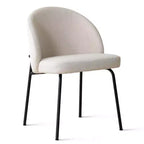 Ensemble table à manger ronde 5 pièces, table à trépied 35 et chaises d'appoint rembourrées pour cuisine ou petite salle à manger-Panipeachy
