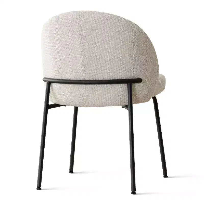 Ensemble table à manger ronde 5 pièces, table à trépied 35 et chaises d'appoint rembourrées pour cuisine ou petite salle à manger-Panipeachy