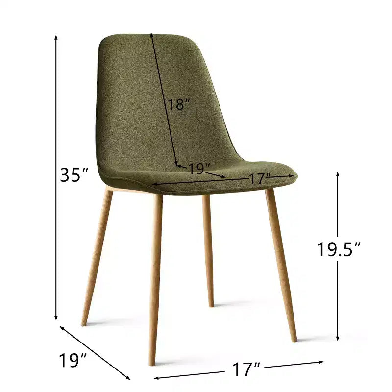 Ensemble de salle à manger rond 3 pièces, table à piédestal aspect bois de 87,6 cm et chaises incurvées sans accoudoirs rembourrées, idéal pour les petits espaces - Panipeachy