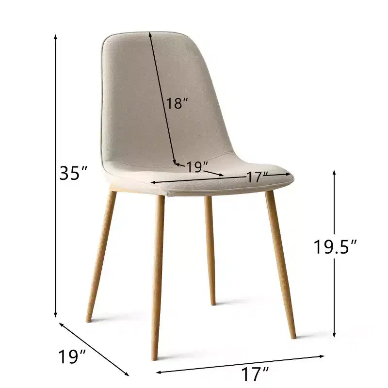 Ensemble de salle à manger rond 3 pièces, table à piédestal aspect bois de 87,6 cm et chaises incurvées sans accoudoirs rembourrées, idéal pour les petits espaces - Panipeachy