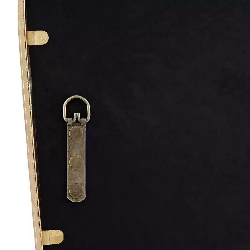 Lot de 2 miroirs muraux Uttermost Segundo en métal laiton 22 x 34