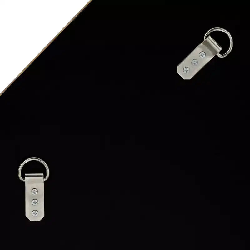 Lot de 2 miroirs muraux Possini Euro Design Drayden Gold 31 x 31 triangles