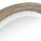 Lot de 2 miroirs muraux ronds Uttermost Greta Faux Bois de 86 cm