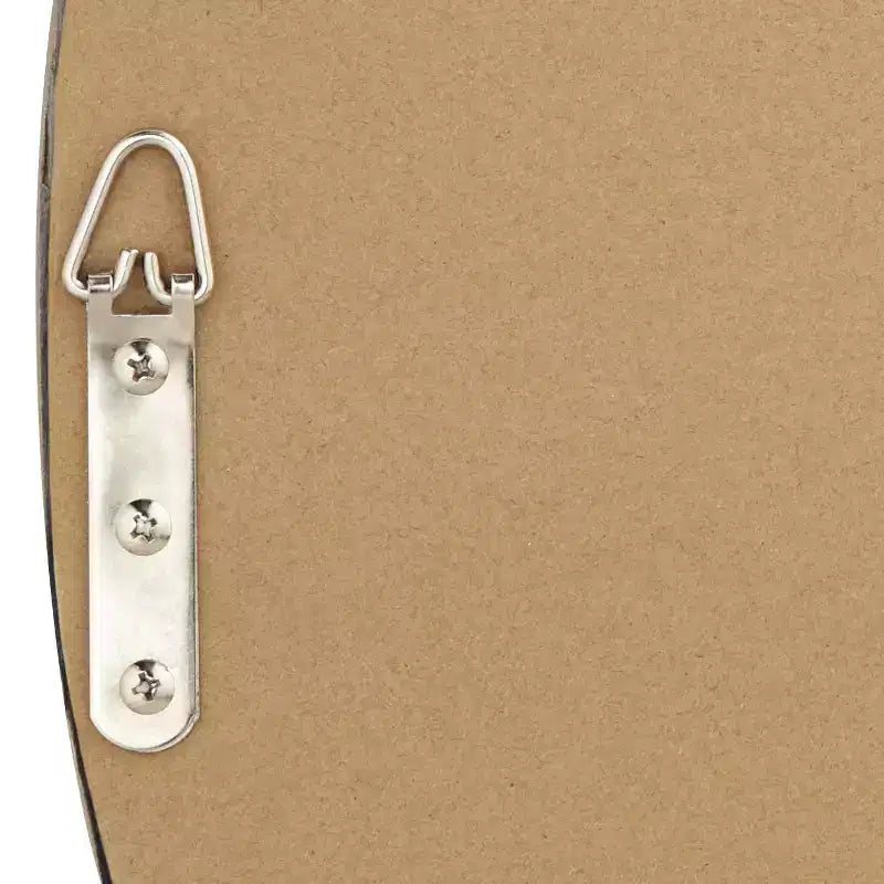 Lot de 2 miroirs muraux ronds Uttermost Greta Faux Bois de 86 cm