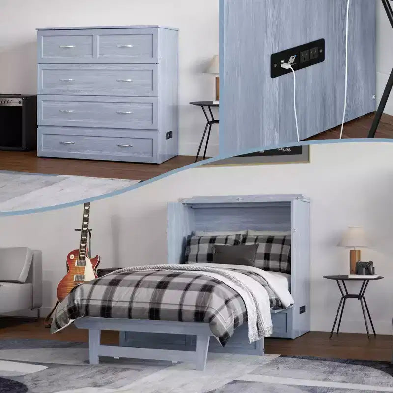 Lits plateforme doubles HomeStock (sans tête de lit)