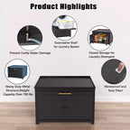 GDLF Pied de Lave-linge Sèche-linge en Métal Robuste, Socle Universel Anti-Vibration pour Lave-linge 29
