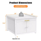 GDLF Pied de Lave-linge Sèche-linge en Métal Robuste, Socle Universel Anti-Vibration pour Lave-linge 29