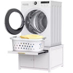 GDLF Pied de Lave-linge Sèche-linge en Métal Robuste, Socle Universel Anti-Vibration pour Lave-linge 29