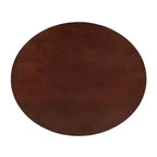 Table d'appoint ovale en bois à 2 tiroirs Amberly - iNSPIRE Q