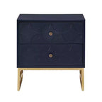 Table de chevet Frankie Arched Diamond Gold Metal - iNSPIRE Q