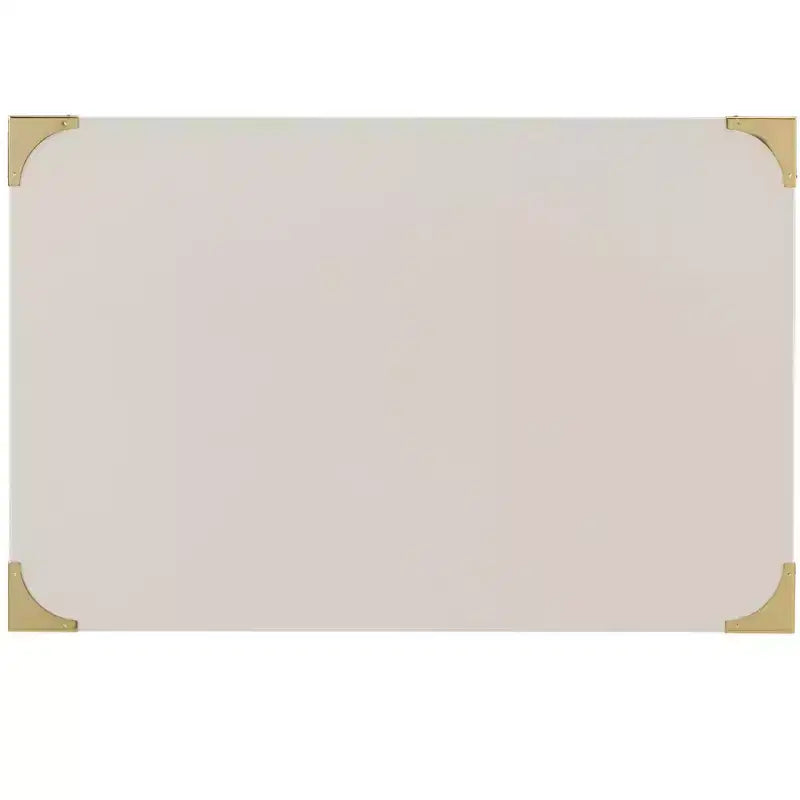 Table de chevet à 3 tiroirs Borden avec accents dorés - iNSPIRE Q