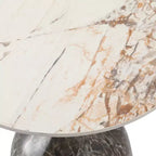 Chaise de salle à manger moderne LeisureMod Kora en similicuir – Assise rembourrée avec pieds en acier épurés