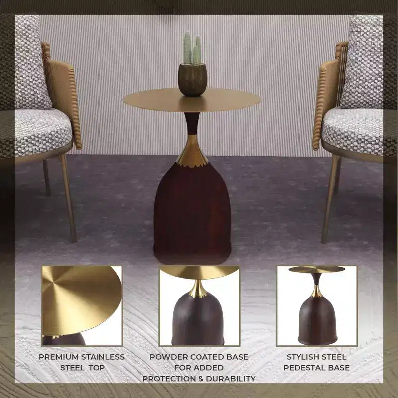 Chaise de salle à manger moderne LeisureMod Kora en similicuir – Assise rembourrée avec pieds en acier épurés