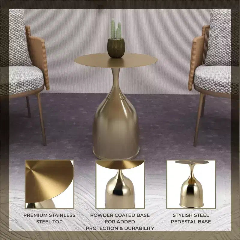 Chaise de salle à manger moderne LeisureMod Kora en similicuir – Assise rembourrée avec pieds en acier épurés