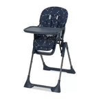 Chaise haute bébé, chaises d'alimentation pliables pour bébés et tout-petits, hauteur/dossier/repose-pieds réglables, plateau amovible