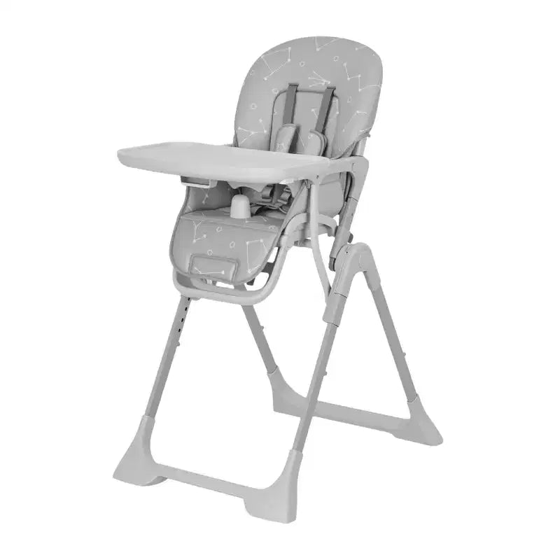 Chaise haute bébé, chaises d'alimentation pliables pour bébés et tout-petits, hauteur/dossier/repose-pieds réglables, plateau amovible