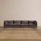 Anabei Modular Washable 4-Seater Sofa | Deluxe+ Seat & Cloud Pillow