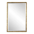 Uttermost Sutton 24 1/4 x 36 1/4 Gold Rectangle Wall Mirror