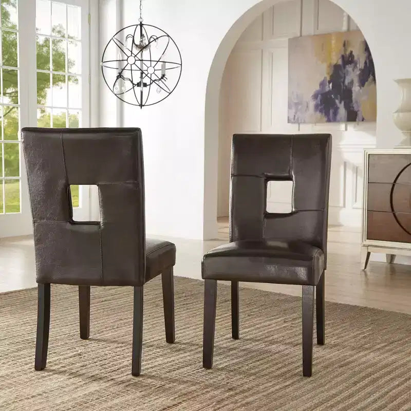 Chaises de salle à manger Phelan Keyhole Back (lot de 2) - iNSPIREQ