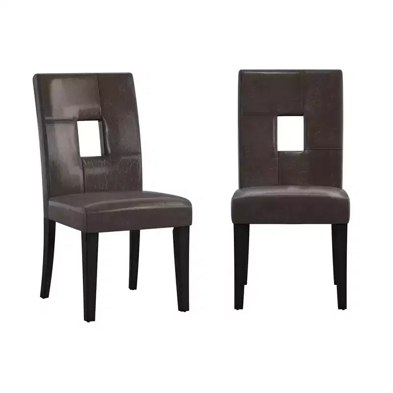 Chaises de salle à manger Phelan Keyhole Back (lot de 2) - iNSPIREQ