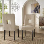 Chaises de salle à manger Phelan Keyhole Back (lot de 2) - iNSPIREQ
